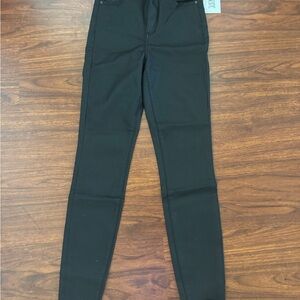 12th Tribe Midnight Black Skinny Jeans